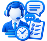 Clear Responsive Communication Icon