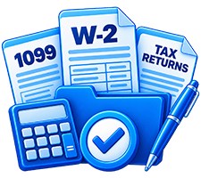 Traditional Income Documentation Icon